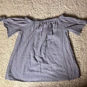 Women's Size Medium She+Sky Short Sleeve Blouse NWT